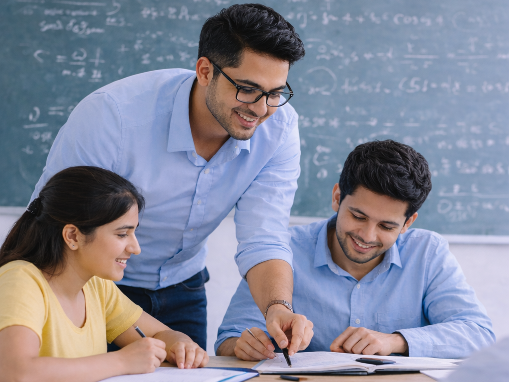 Mathematics coaching class at Scholars Tutorial for Engineering in Vijayanagar Bengaluru teaching algebra calculus and problem solving